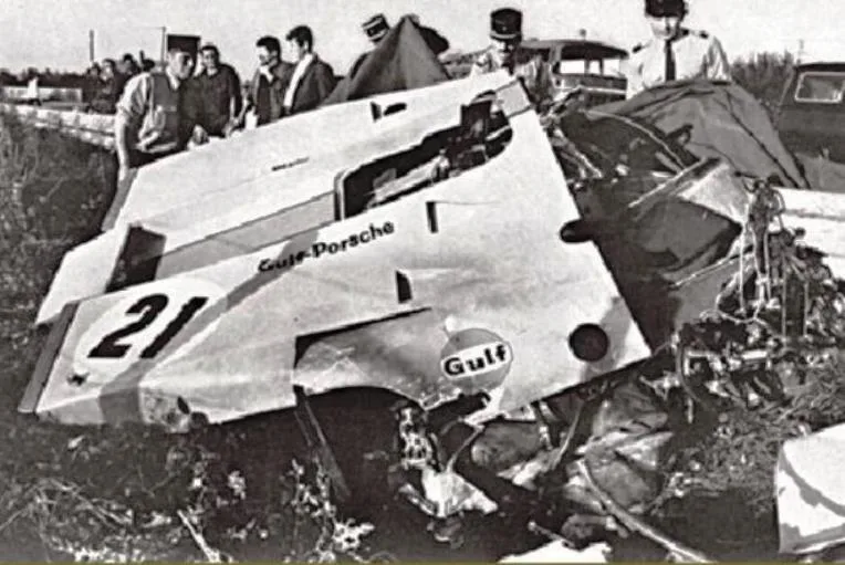 Tournage du film Le Mans, 19 septembre 1970